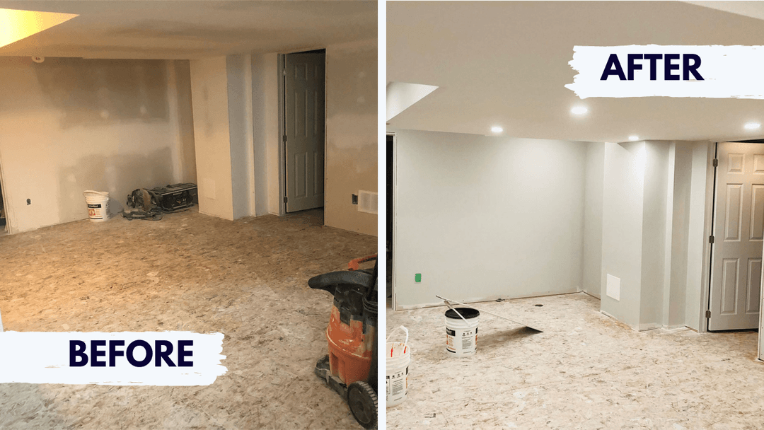 Professional interior painting services for Ottawa living room by The Golden Hands
